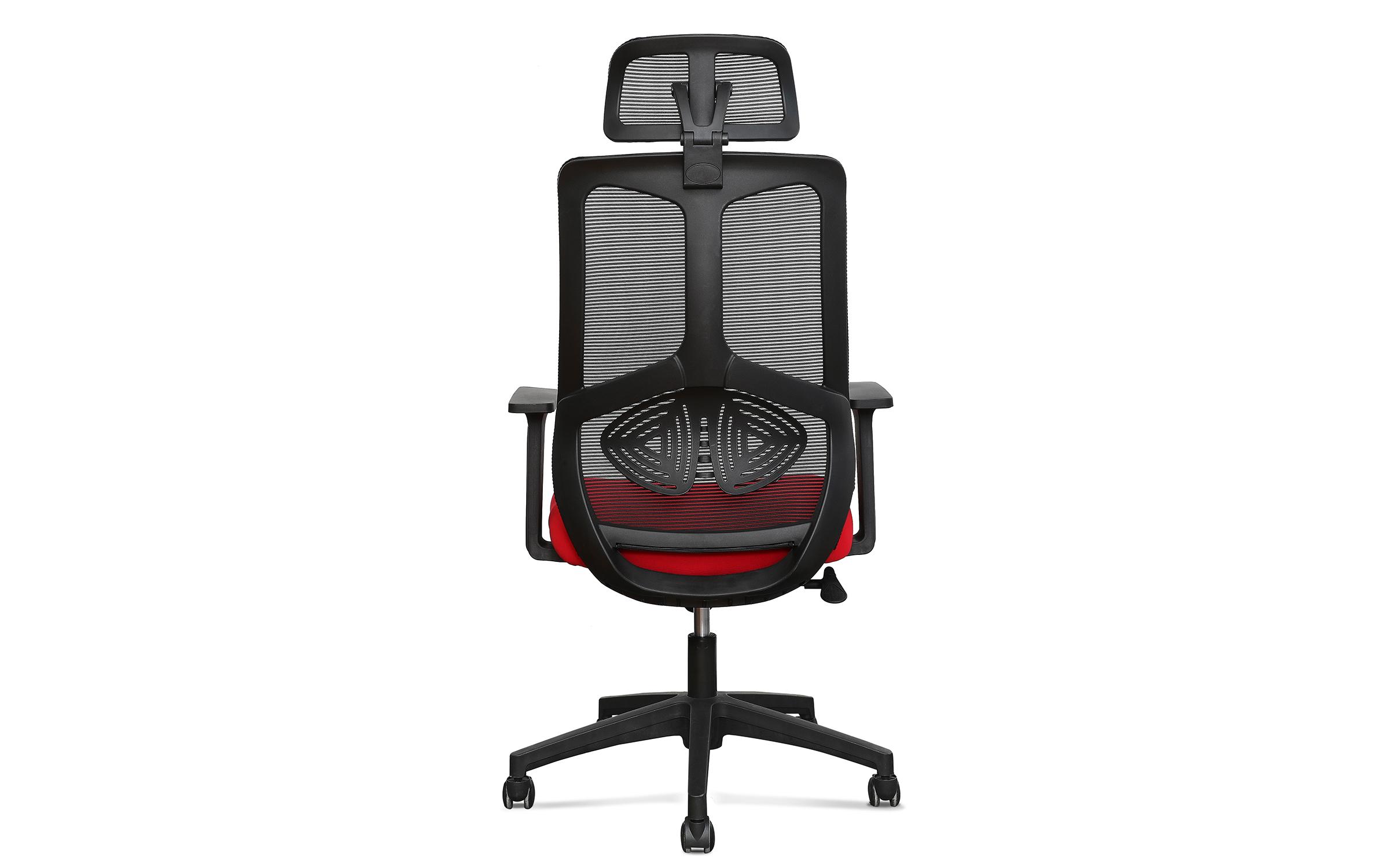 Καρέκλα γραφείου Miler II, μαύρο + κόκκινο  4
